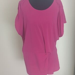 INC International Concepts Pink Dolman Sleeve Blouse